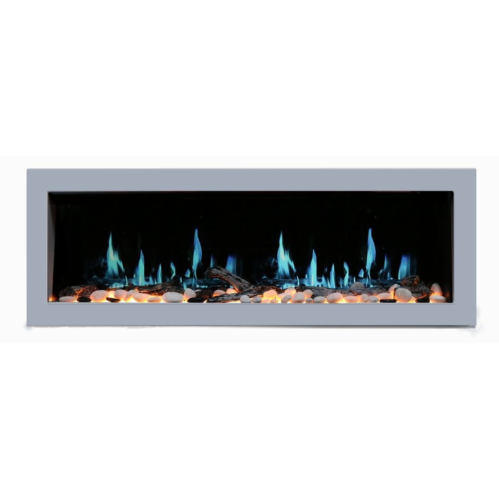 Litedeer 58" Gloria II Push-In Contemporary Smart Linear Vent-Free Built-In Electric Fireplace