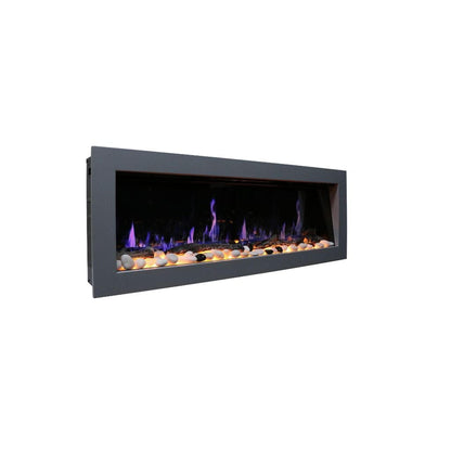 Litedeer 58" Latitude II Push-In Contemporary Smart Linear Built-In Electric Fireplace