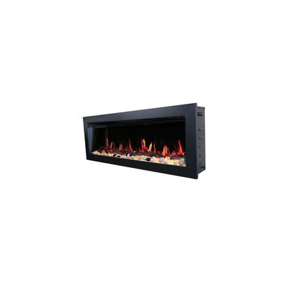Litedeer 58" Latitude II Push-In Contemporary Smart Linear Built-In Electric Fireplace