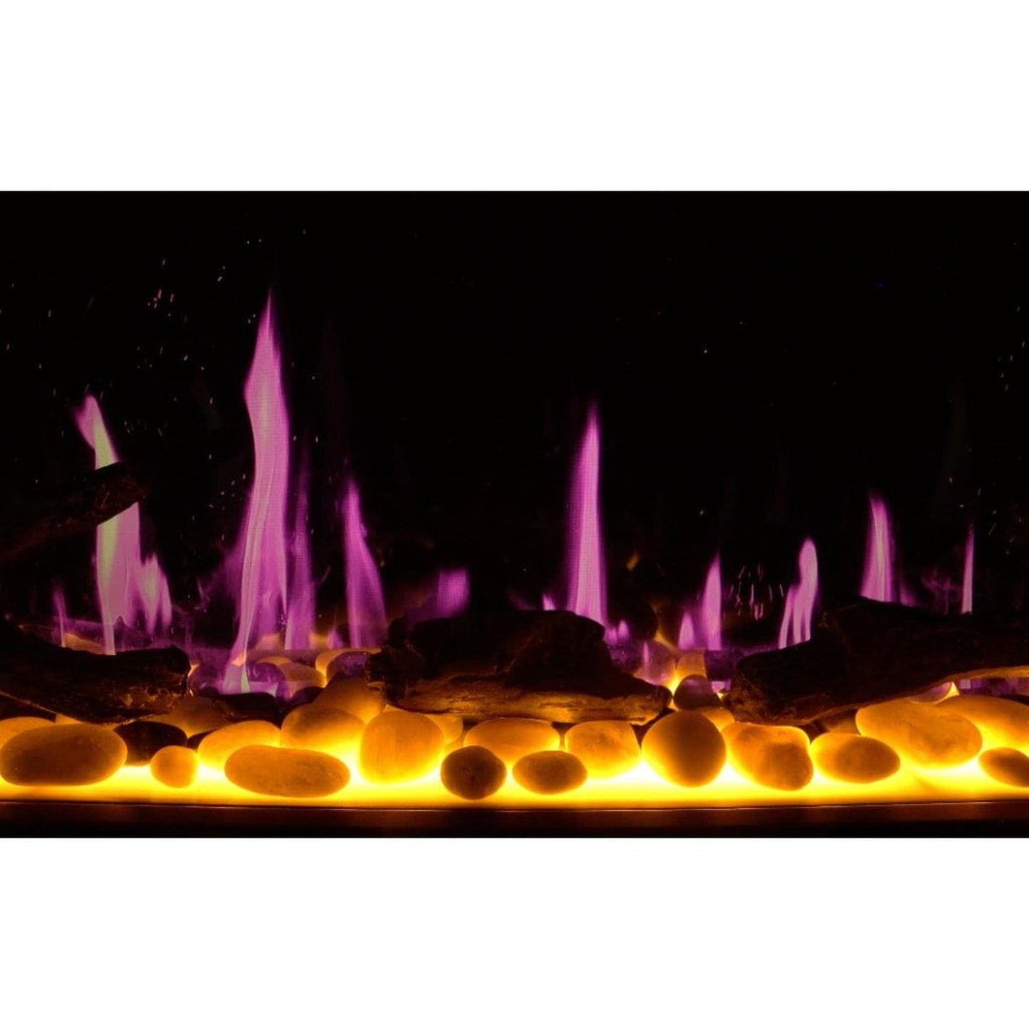 Litedeer 68" Latitude II Push-In Contemporary Smart Linear Built-In Electric Fireplace