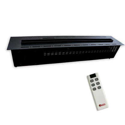 Litedeer Homes Mercury 60" Black Smart Control Water Vapor Electric Fireplace Cassette