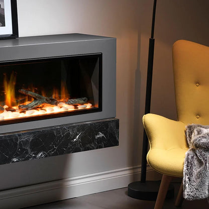 Litedeer Latitude 45" Smart Linear WiFi Enabled Built-In Electric Fireplace