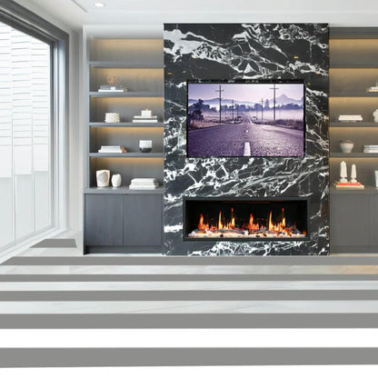 Litedeer Latitude 45" Smart Linear WiFi Enabled Built-In Electric Fireplace