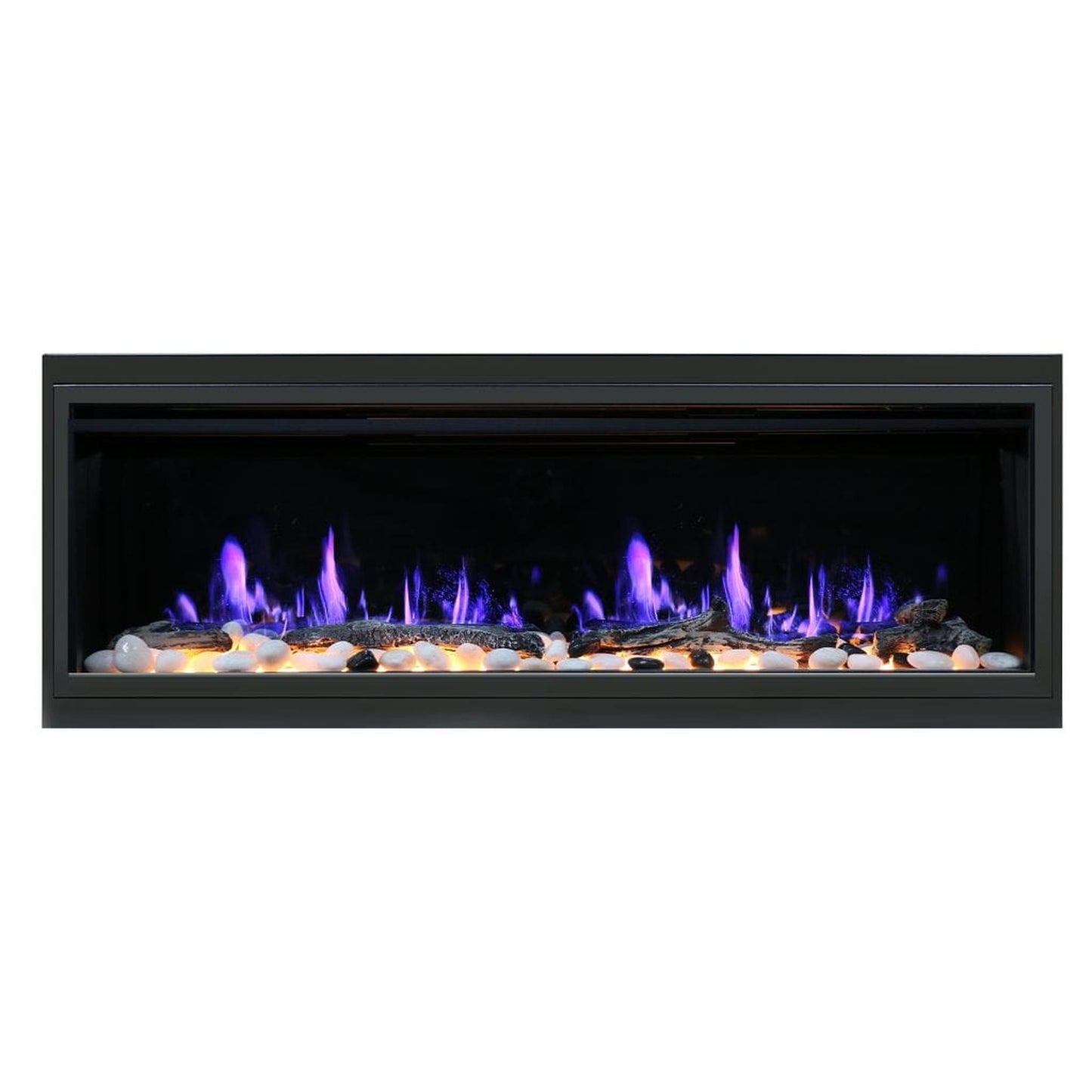 Litedeer Latitude 55" Smart Linear WiFi Enabled Built-In Electric Fireplace