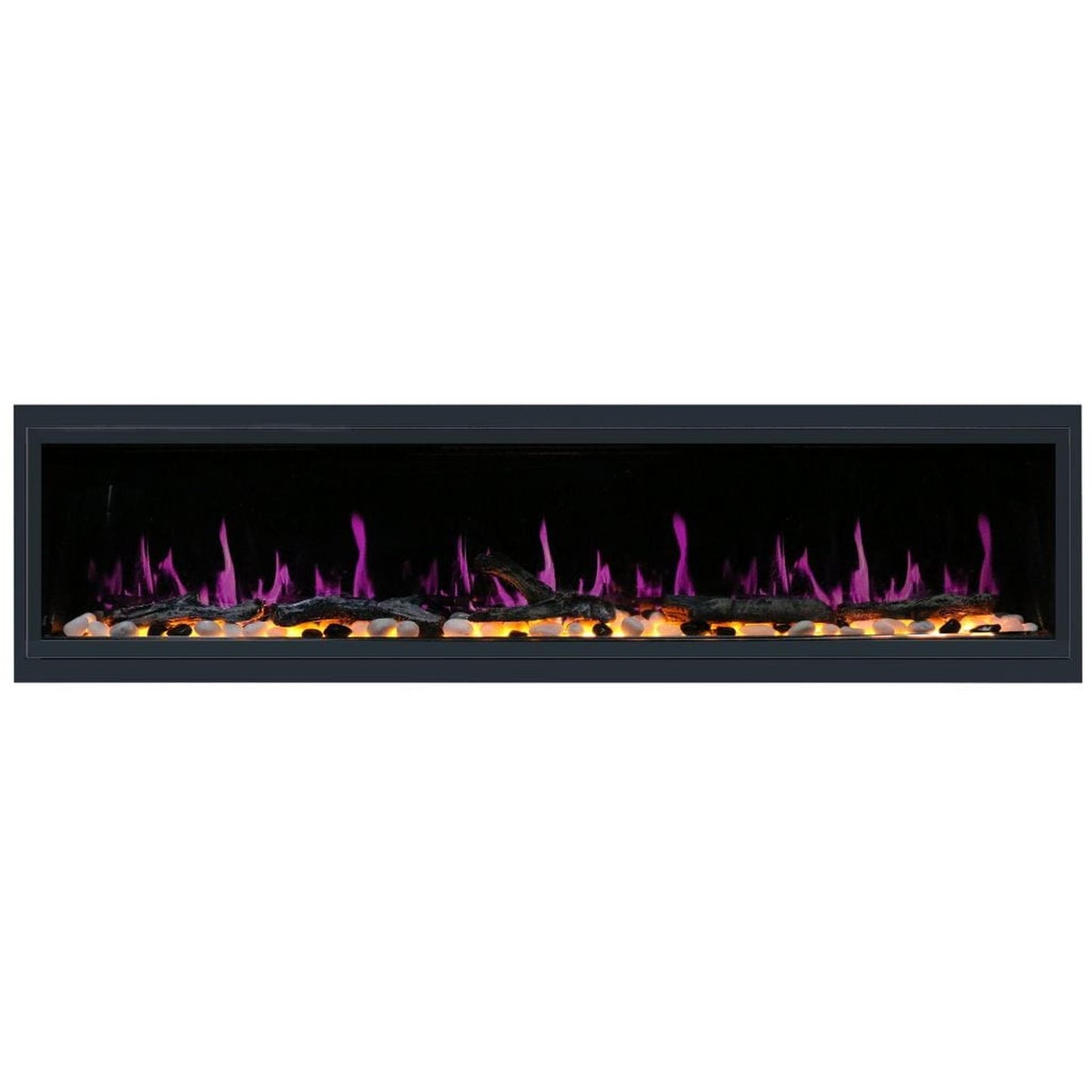 Litedeer Latitude 75" Smart Linear WiFi Enabled Built-In Electric Fireplace