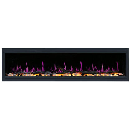Litedeer Latitude 75" Smart Linear WiFi Enabled Built-In Electric Fireplace