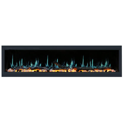 Litedeer Latitude 75" Smart Linear WiFi Enabled Built-In Electric Fireplace