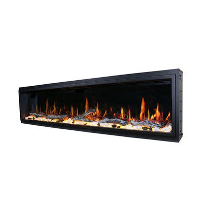 Litedeer Latitude 75" Smart Linear WiFi Enabled Built-In Electric Fireplace