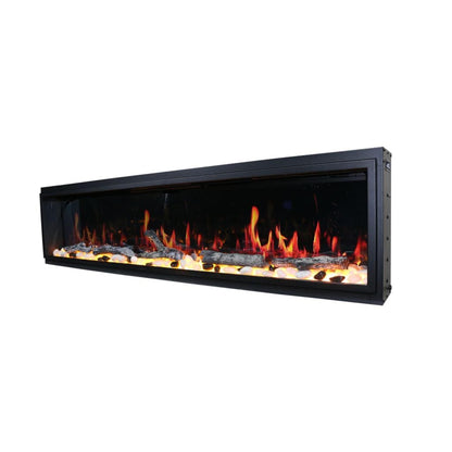 Litedeer Latitude 75" Smart Linear WiFi Enabled Built-In Electric Fireplace
