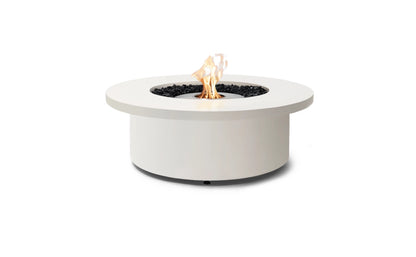 EcoSmart Fire Mimosa 40" Bone Freestanding Indoor Fire Table with Stainless Steel Burner by MAD Design Group
