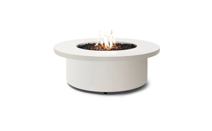 EcoSmart Fire Mimosa 40" Bone Freestanding Indoor Fire Table with Black Burner by MAD Design Group