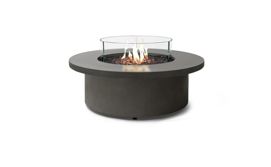 EcoSmart Fire Mimosa 40" Natural Freestanding Indoor Fire Table with Stainless Steel Burner by MAD Design Group