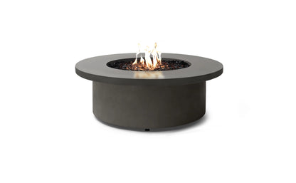 EcoSmart Fire Mimosa 40" Natural Freestanding Indoor Fire Table with Black Burner by MAD Design Group