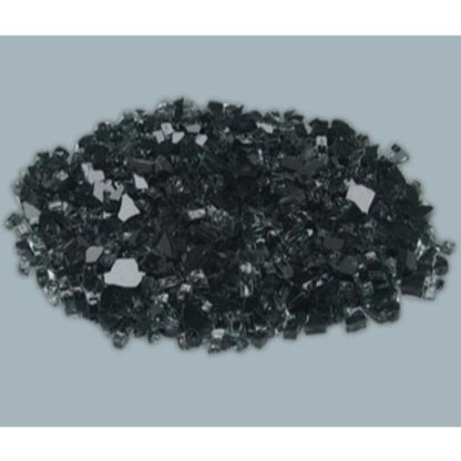 Majestic 12 Lbs. Onyx Reflective Crushed Fire Glass Media