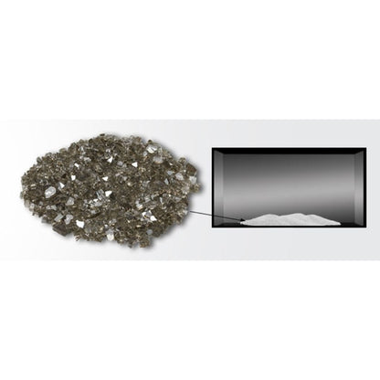 Majestic 18 Lbs. Bronze Reflective Crushed Fire Glass Media