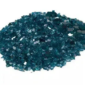 Majestic 18 Lbs. Sapphire Reflective Crushed Fire Glass Media