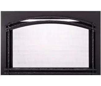 Majestic 25" Black Forged Arch Screen Front for Trilliant Gas Fireplace Insert