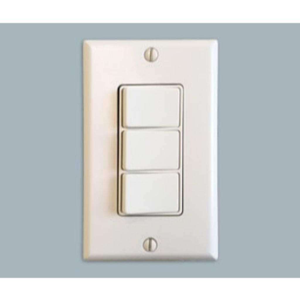 Majestic 3 Toggle Wall Switch for Multi-Color Selection LED Accent Light