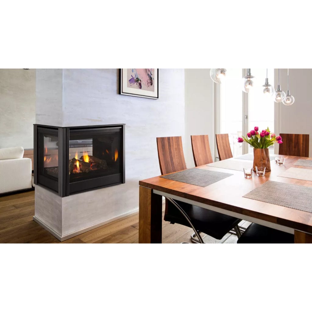 Majestic 36" Pier Traditional Multi-Sided Top/Rear Direct Vent Gas Fireplace w/ IntelliFire Touch Ignition System