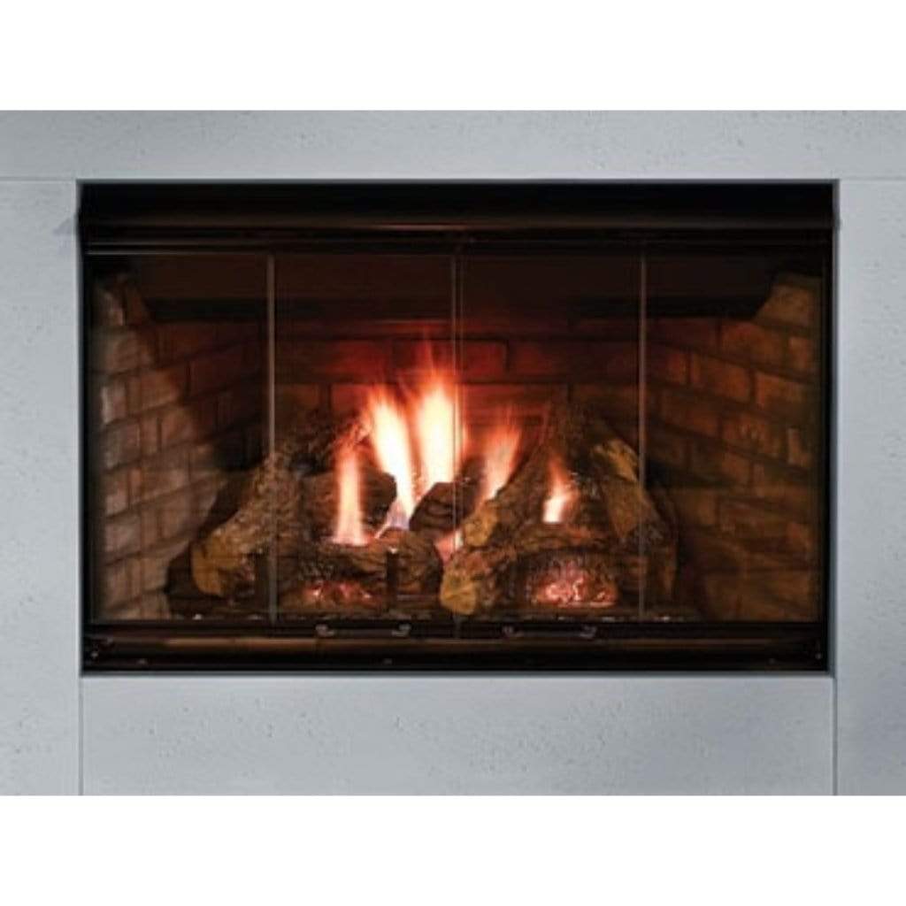 Majestic 42" Reveal Traditional Open Hearth B-Vent Gas Fireplace with IntelliFire Ignition System