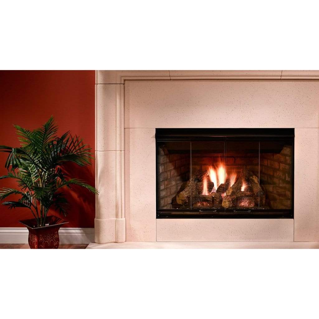 Majestic 42" Reveal Traditional Open Hearth B-Vent Gas Fireplace with IntelliFire Ignition System