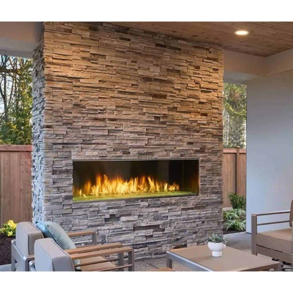 Majestic 48" Lanai Contemporary Outdoor Linear Vent Free Gas Fireplace with IntelliFire Plus Ignition System