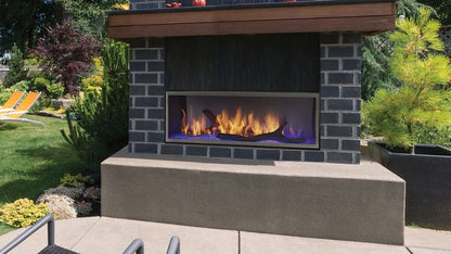 Majestic 48" Lanai Contemporary Outdoor Linear Vent Free Gas Fireplace with IntelliFire Plus Ignition System