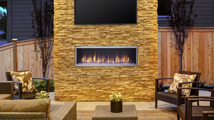 Majestic 48" Lanai Contemporary Outdoor Linear Vent Free Gas Fireplace with IntelliFire Plus Ignition System