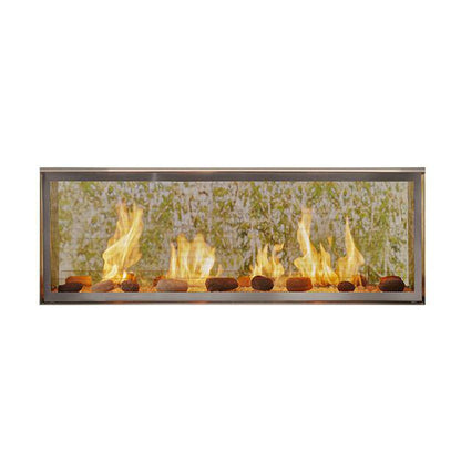 Majestic 48" Lanai See-Through Contemporary Outdoor Linear Vent Free Gas Fireplace with IntelliFire Plus Ignition System