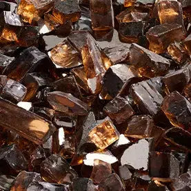 Majestic 5 Lbs. Copper Embers Reflective Crushed Glass Media for Meridian Modern Fireplace