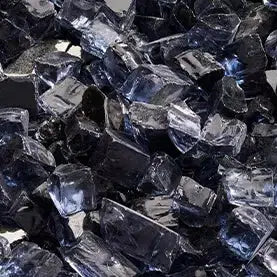 Majestic 5 Lbs. Graphite Embers Reflective Crushed Glass Media for Meridian Modern Fireplace