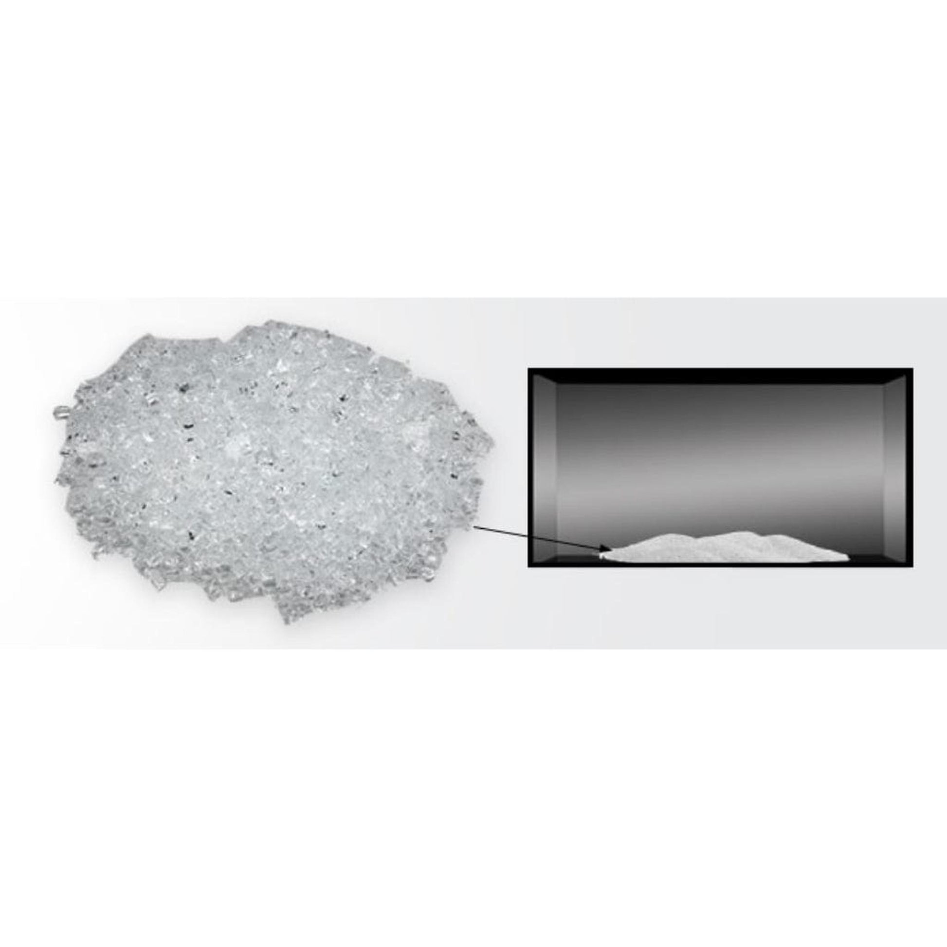 Majestic 9 Lbs. Diamond Reflective Crushed Fire Glass Media