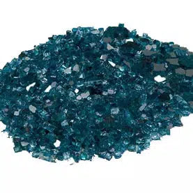 Majestic 9 Lbs. Sapphire Reflective Crushed Fire Glass Media