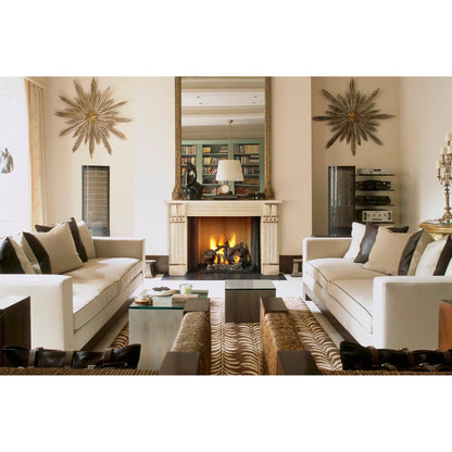 Majestic Ashland 50" Radiant Traditional Wood Burning Fireplace With Natural Gray Hearth Refractory