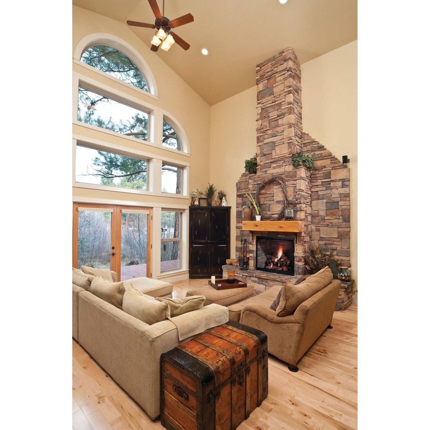 Majestic Biltmore 36" Radiant Traditional Wood Burning Fireplace