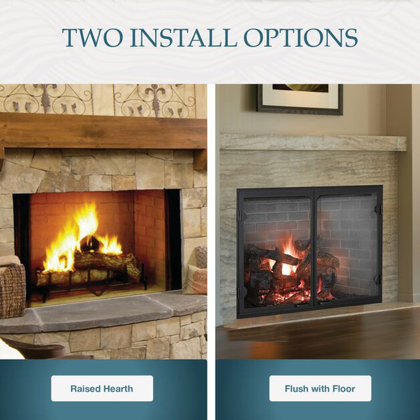 Majestic Biltmore 42" Radiant Traditional Wood Burning Fireplace