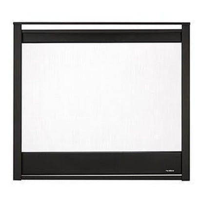 Majestic Black Firescreen Front for Corner Gas Fireplace