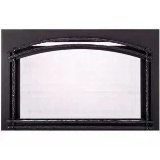 Majestic 25" Black Forged Arch Screen Front for Trilliant Gas Fireplace Insert