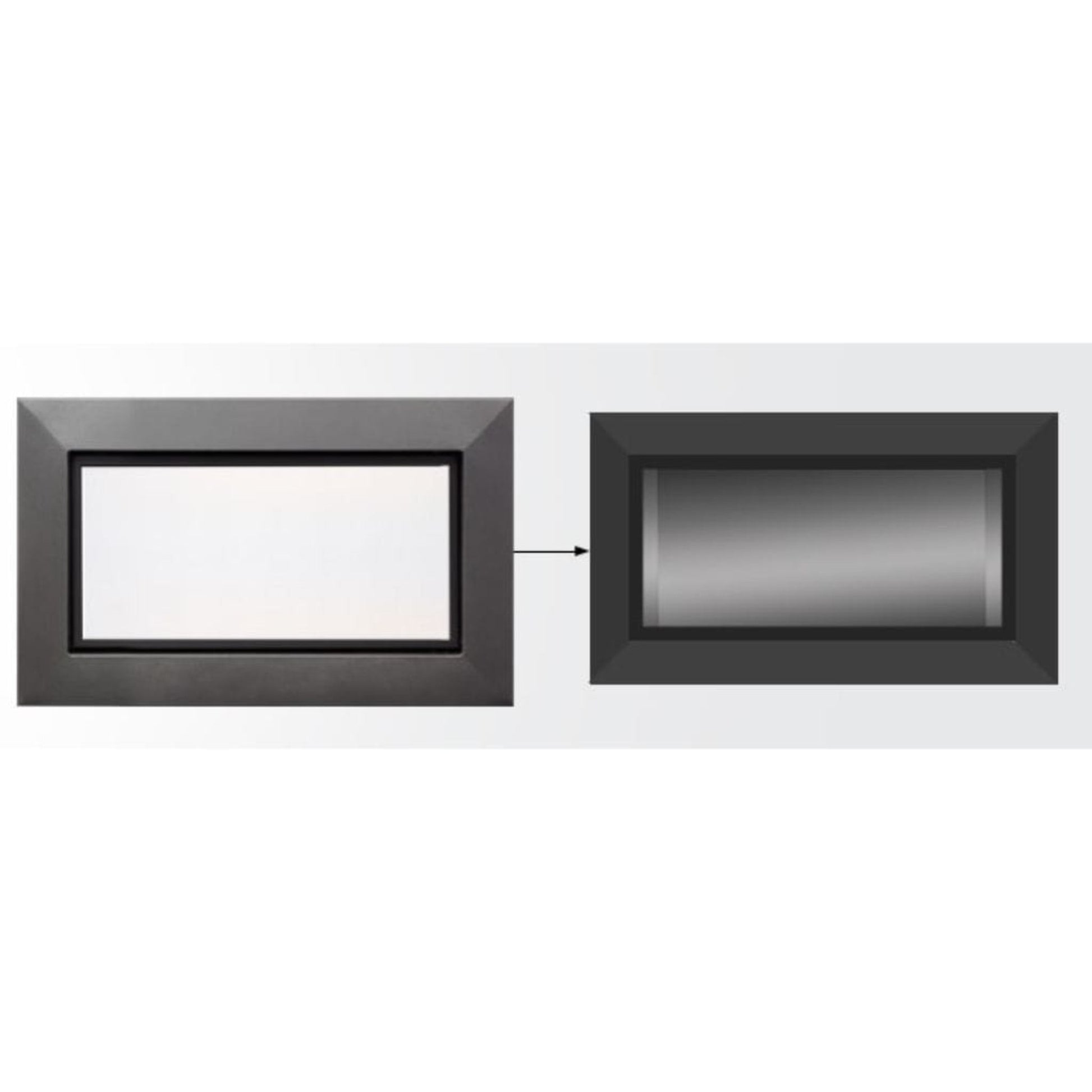 Majestic Charcoal Picture Frame Front for Jade 42" Gas Fireplace