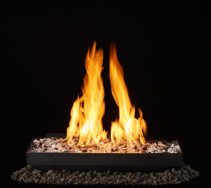 Majestic Contemporary 24" IPI Ignition Vented Natural Gas Burner / Hearth Kit