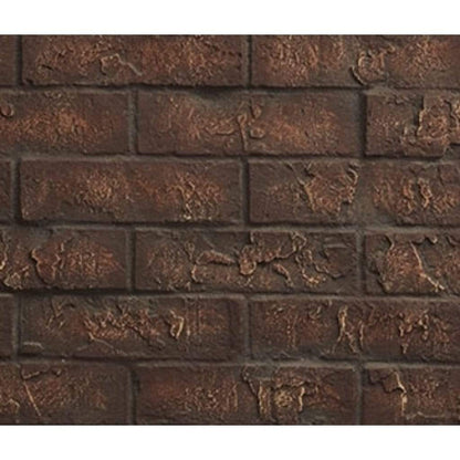Majestic Cottage Red Brick Interior Panels for Marquis II See-Through 42" Gas Fireplace