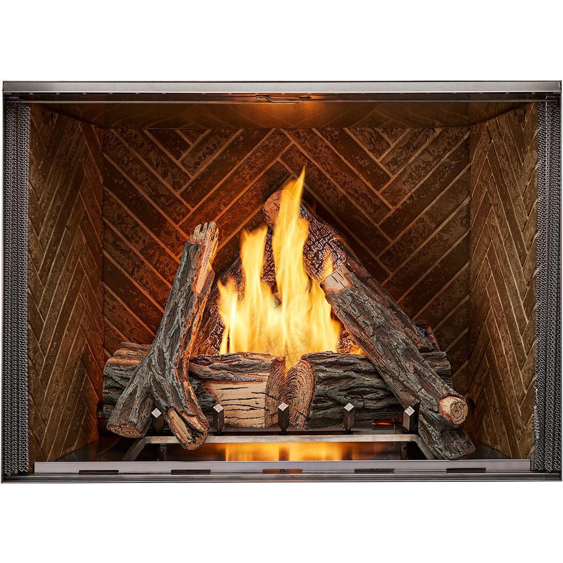 Majestic Courtyard 42" Traditional Outdoor Vent-Free Natural Gas Fireplace With IntelliFire Ignition System