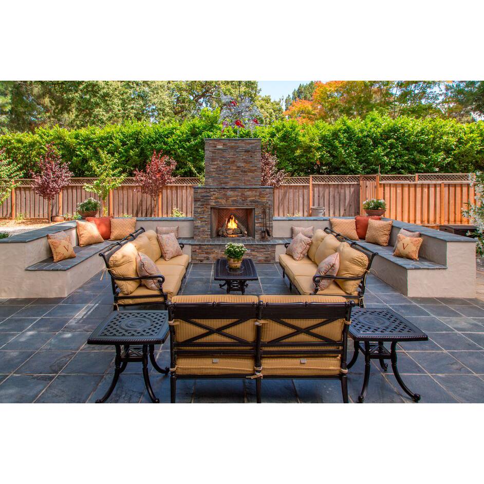 Majestic Courtyard 42" Traditional Outdoor Vent-Free Natural Gas Fireplace With IntelliFire Ignition System