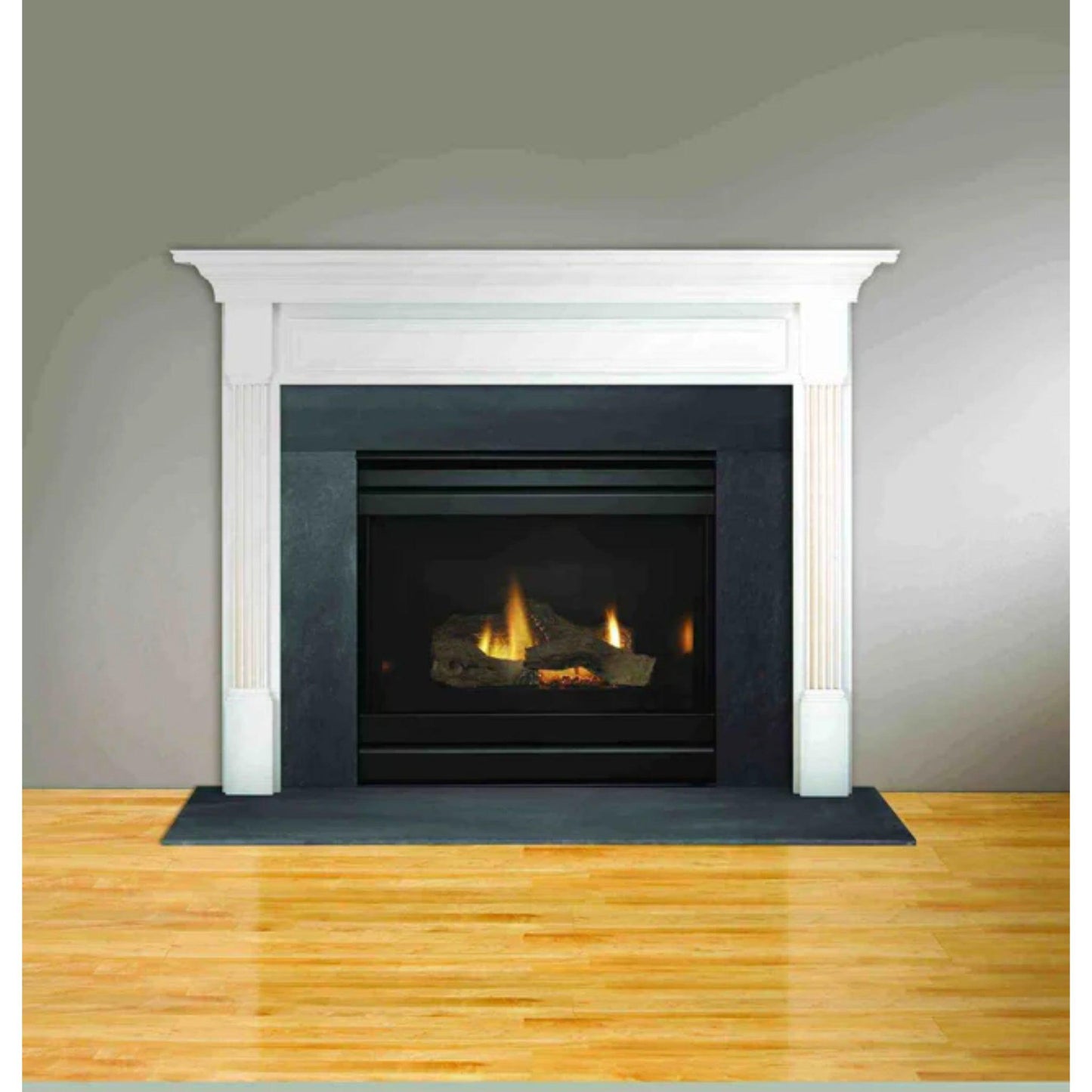 Majestic DV3732 27" Traditional Top/Rear Direct Vent Natural Gas Fireplace With IntelliFire Ignition System