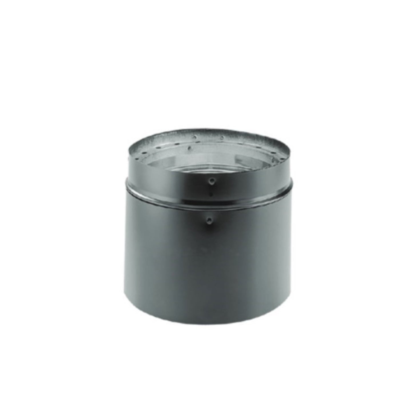 Majestic DVL 6" x 6" Black Adjustable Double-Wall Pipe