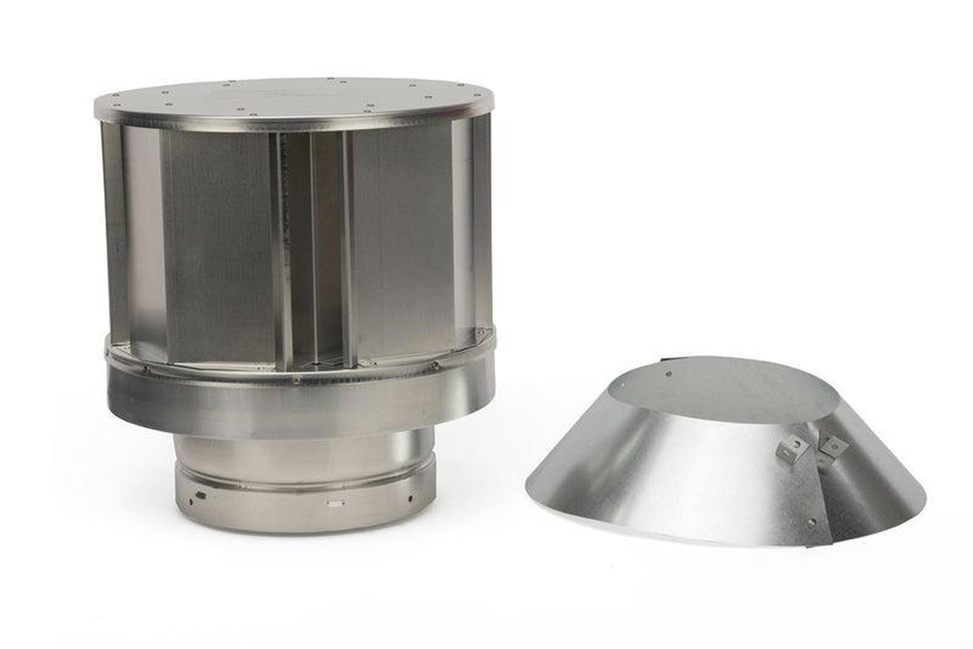 Majestic DVP 12" High Wind Vertical Termination Cap With Storm Collar