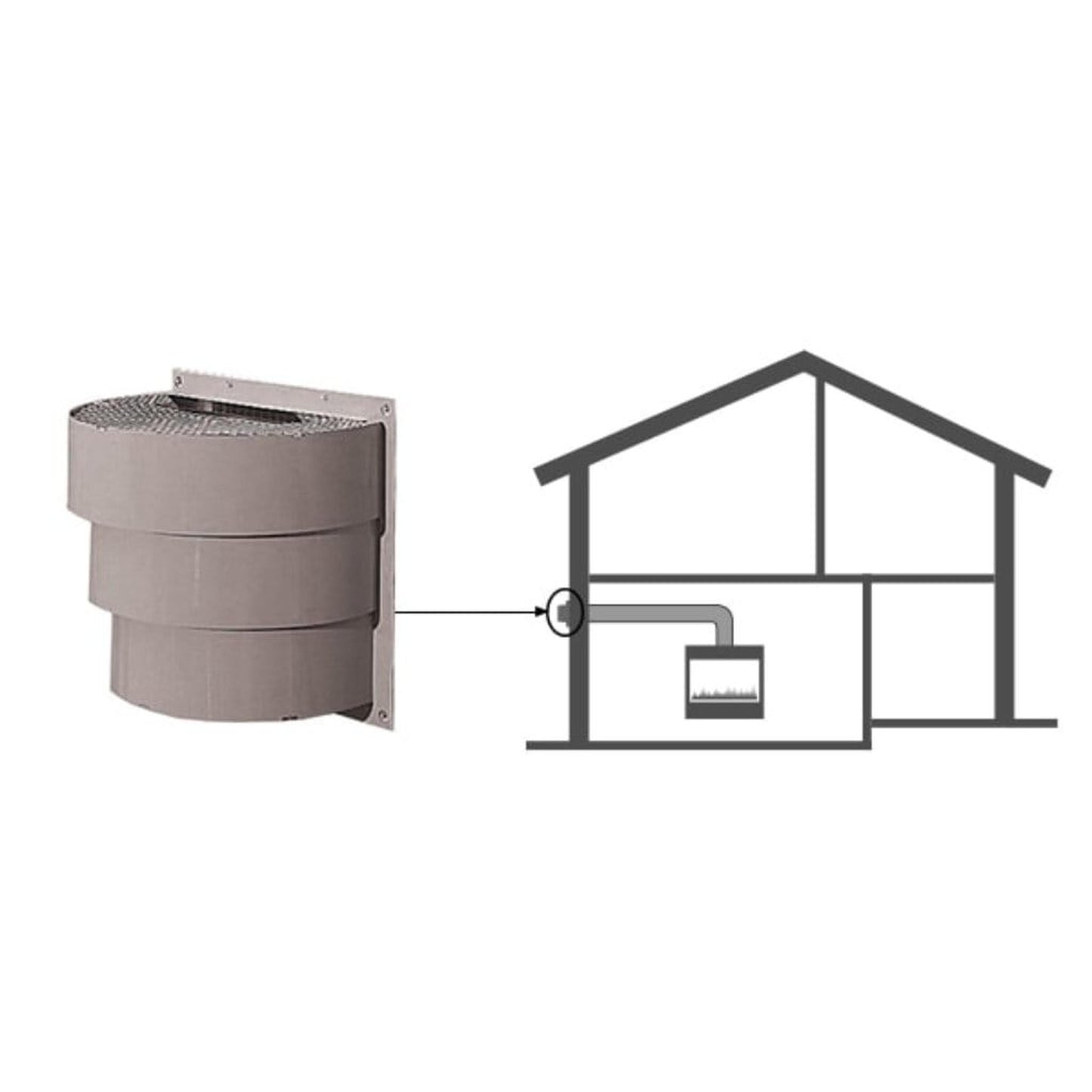 Majestic Decorative Radius Cover for SLP and DVP Termination Kits