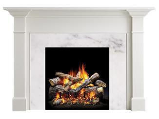 Majestic Design Series Malone B 48" Primed MDF Traditional Style Flush Wood Fireplace Mantel