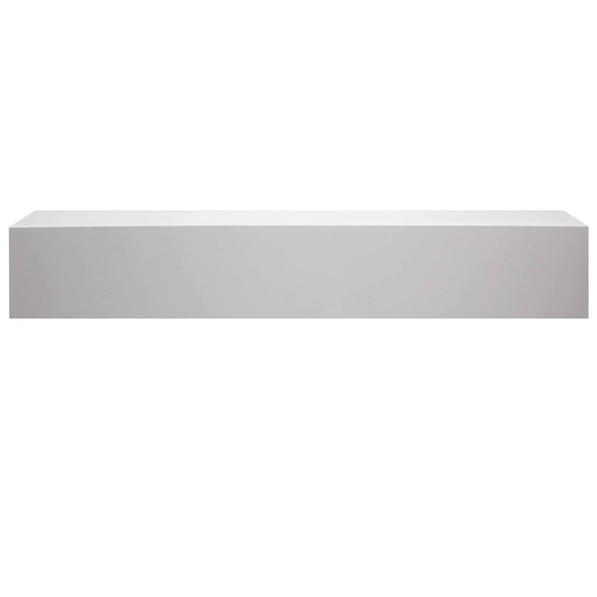 Majestic Design Series Ozark 48" Primed MDF Transitional Style Wood Mantel Shelf With Custom Ebony Stain Color