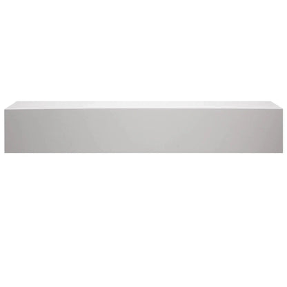 Majestic Design Series Ozark 59" Primed MDF Transitional Style Wood Mantel Shelf With Custom Ebony Stain Color